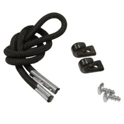 Black 20" (51 Cm) Paddle Tie-down With Hook